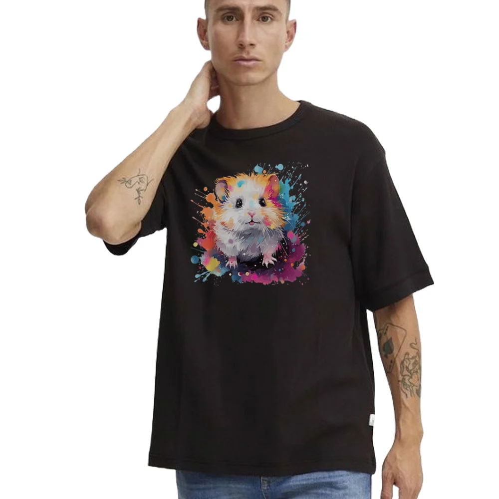 Colorful Splash Art hamster t shirt 421208